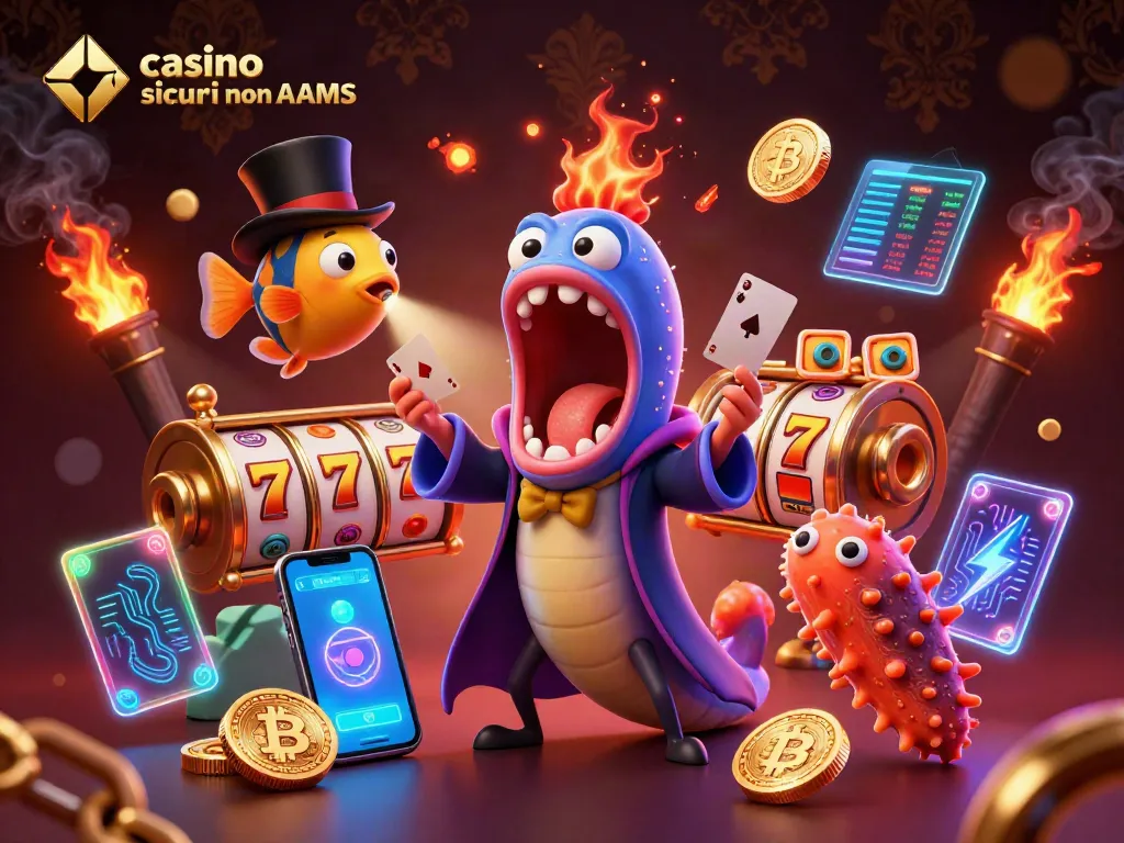 Crea vincite nei casino sicuri non AAMS con fantastici giochi di slot e monete crittografiche scintillanti.