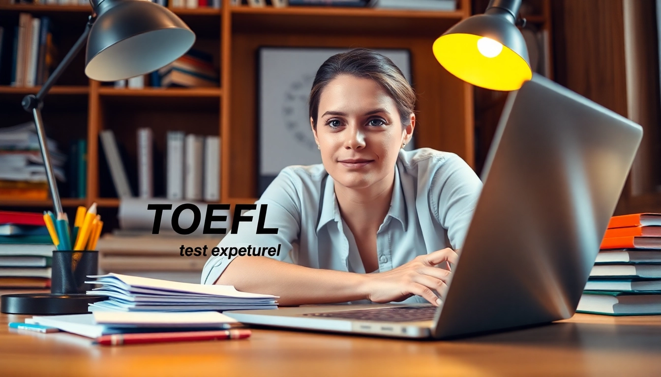 Receive comprehensive toefl expert help from a dedicated education consultant in a study environment.