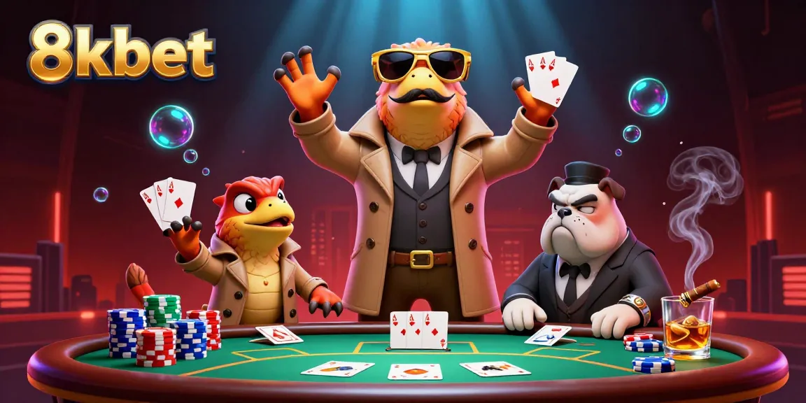 Bet on thrilling poker hands with 8xbet in a vibrant casino atmosphere.