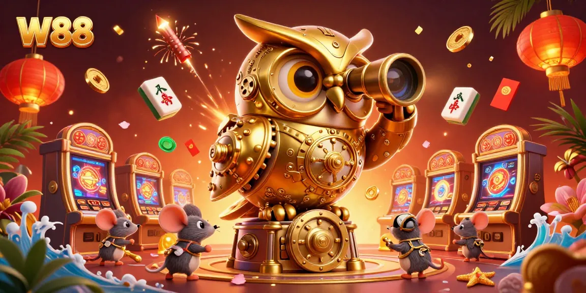 Experience thrilling adventures at W88 casino with enchanting characters and vibrant scenes.