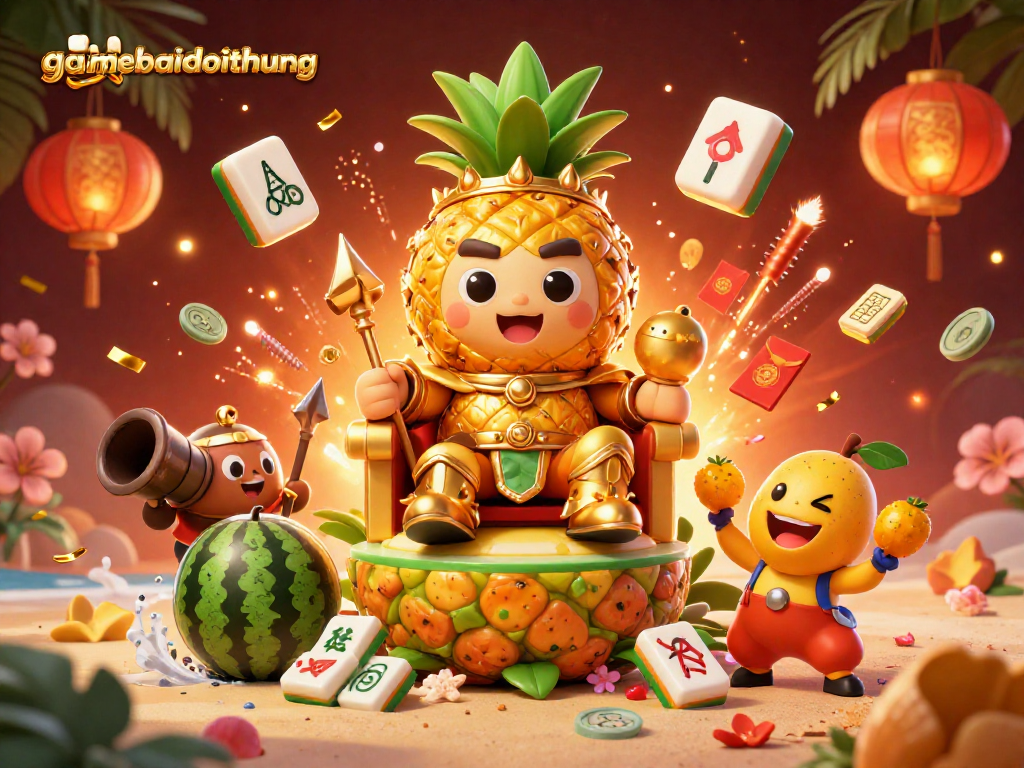 Experience thrilling gameplay with gamebaidoithuong's vibrant casino illustration featuring rich character interaction.