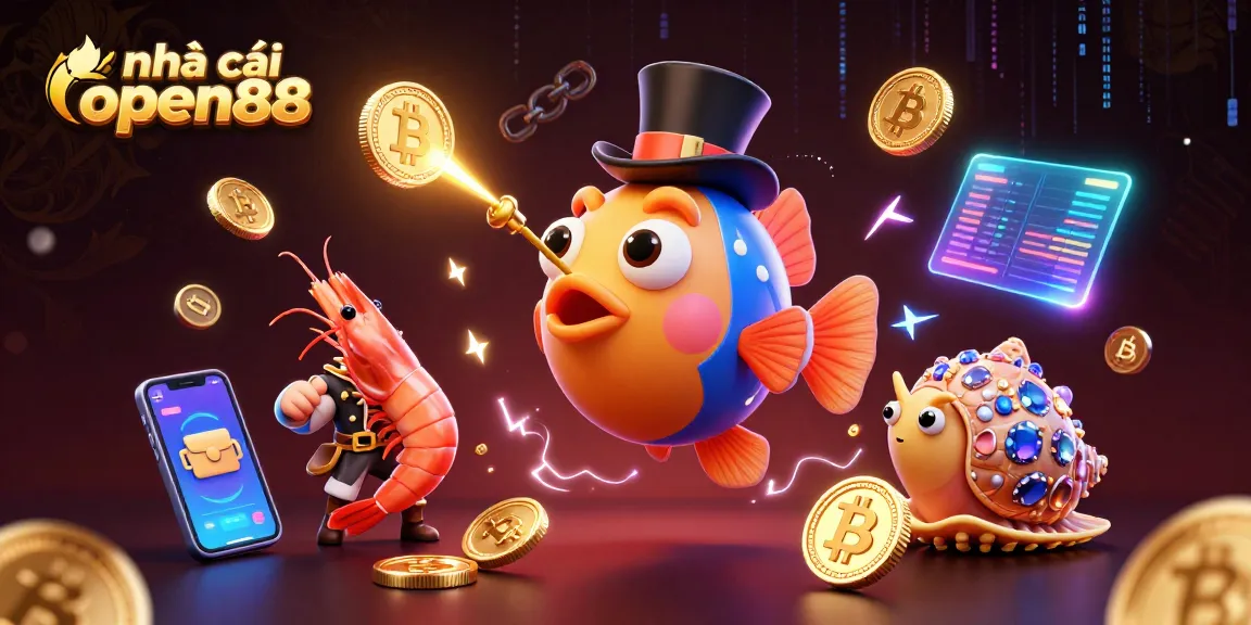 Engage with nhà cái open88 in thrilling casino adventures featuring dynamic sea creatures and crypto elements.
