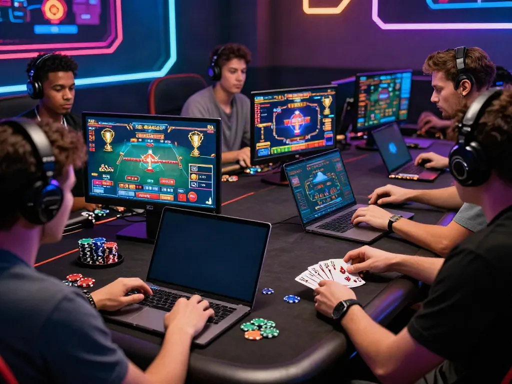Players enjoying an exciting SV88 live casino experience with vibrant game graphics and engaging interactions.