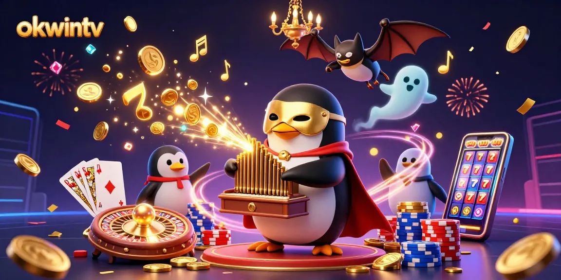 Engage with okwintv's vibrant gaming atmosphere featuring dynamic casino elements.