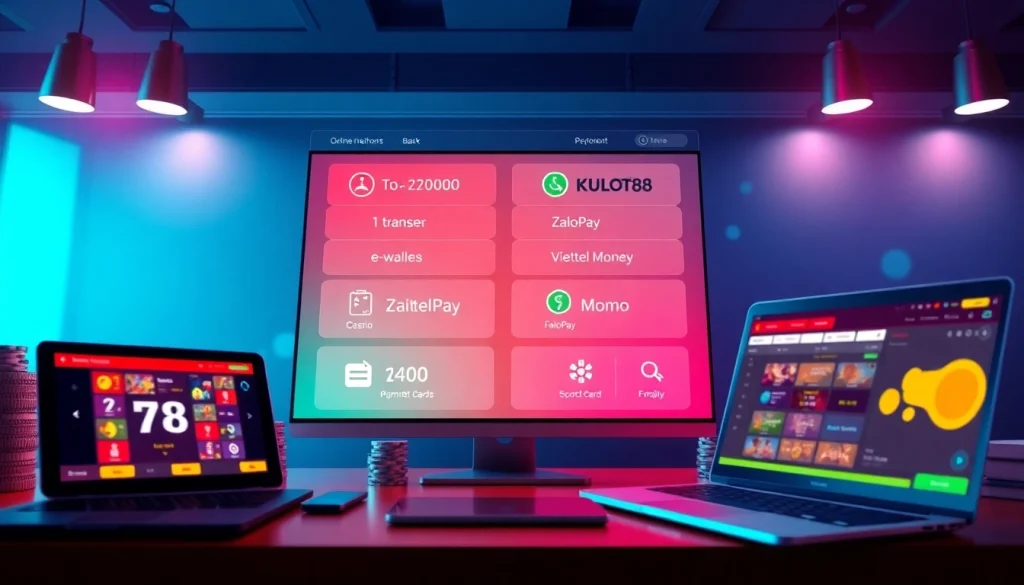 Nạp Tiền KUBET88 – Bước Thiết Yếu Để Trải Nghiệm Giải Trí with vibrant, user-friendly deposit options for online gaming.