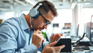 Phonelocker Installation in a professional workspace highlighting its advanced features.