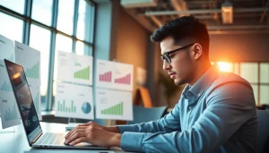 Craft an engaging hubspot marketing email with a strategic digital marketer in action.